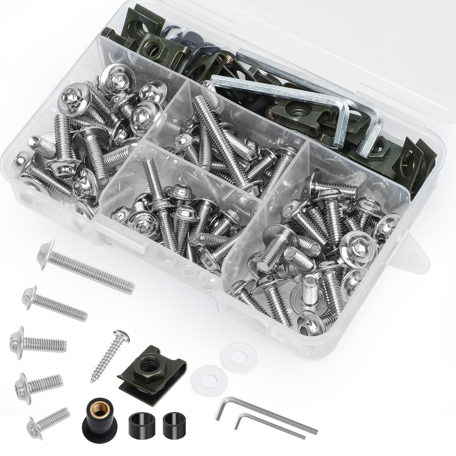 AEEAST kit front packaging showing full 177-piece assortment and convenience