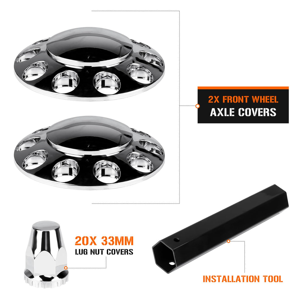 Aeagle removable 10-hole cap being lifted to show easy lug access advantage