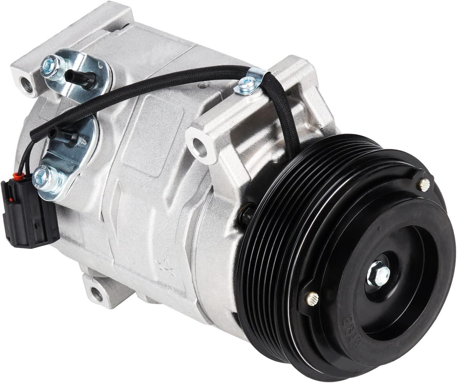 Aeagle front view of compressor showing mounting points and direct-fit for easy replacement