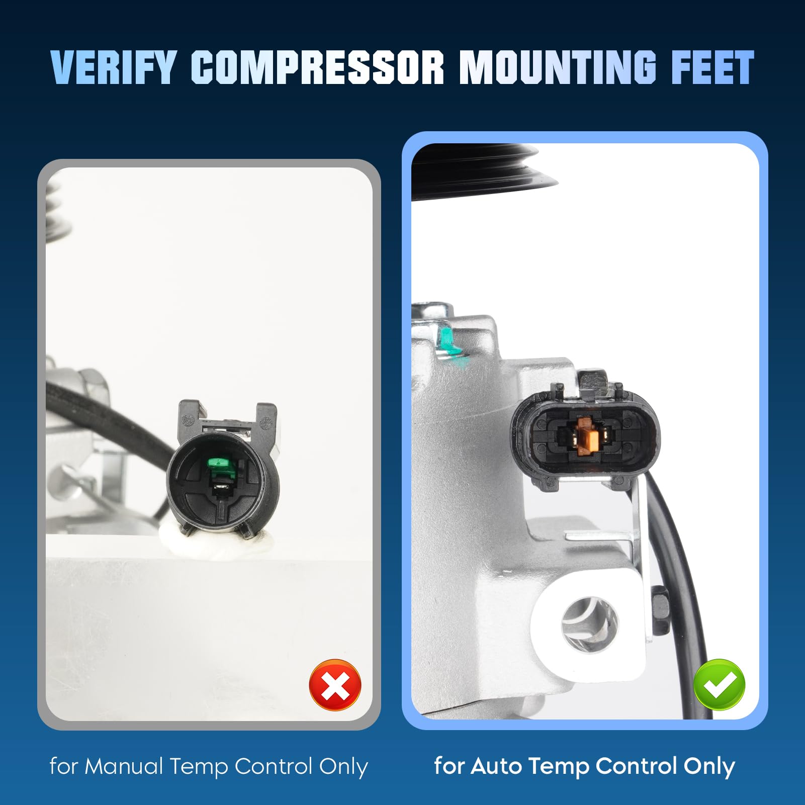 Aeagle compressor pulley close-up highlighting six-groove design for quiet operation