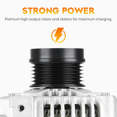 Aeagle alternator connector plug detail showing secure electrical connection