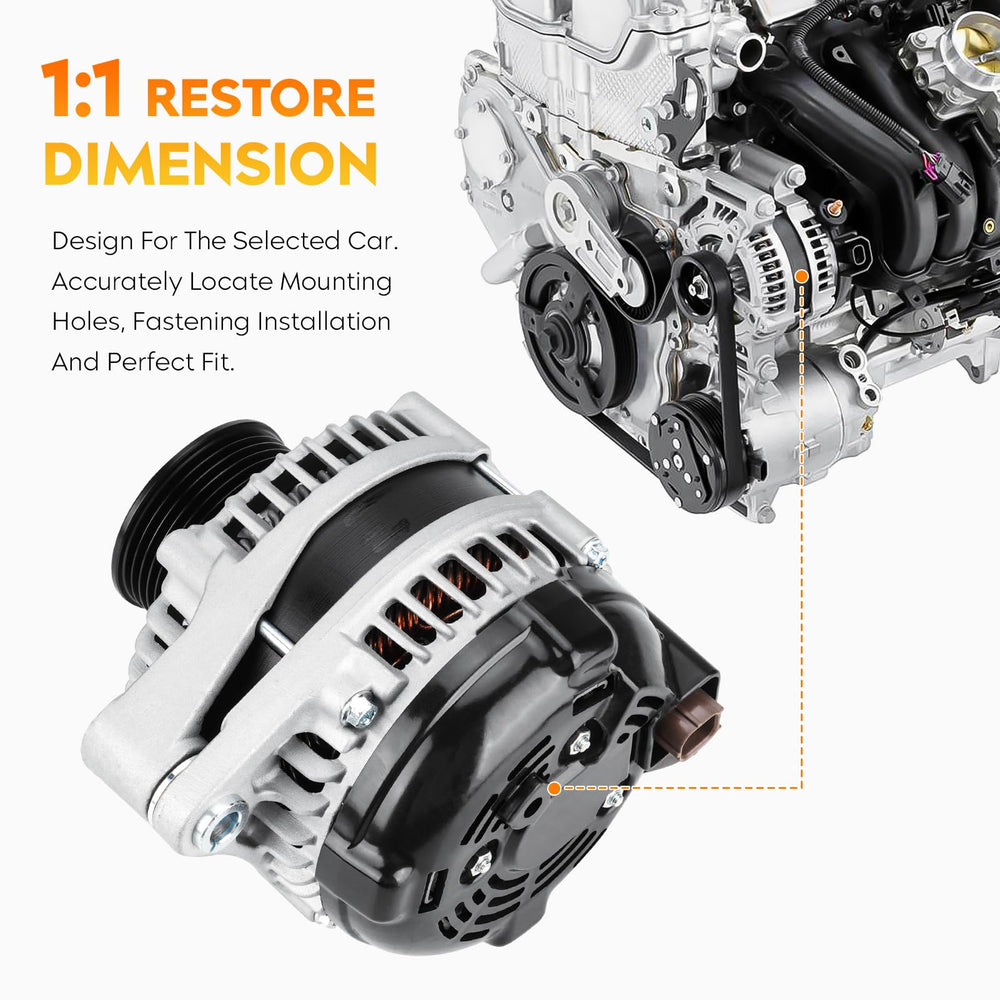Aeagle alternator fan and pulley detail highlighting cooling and drive compatibility