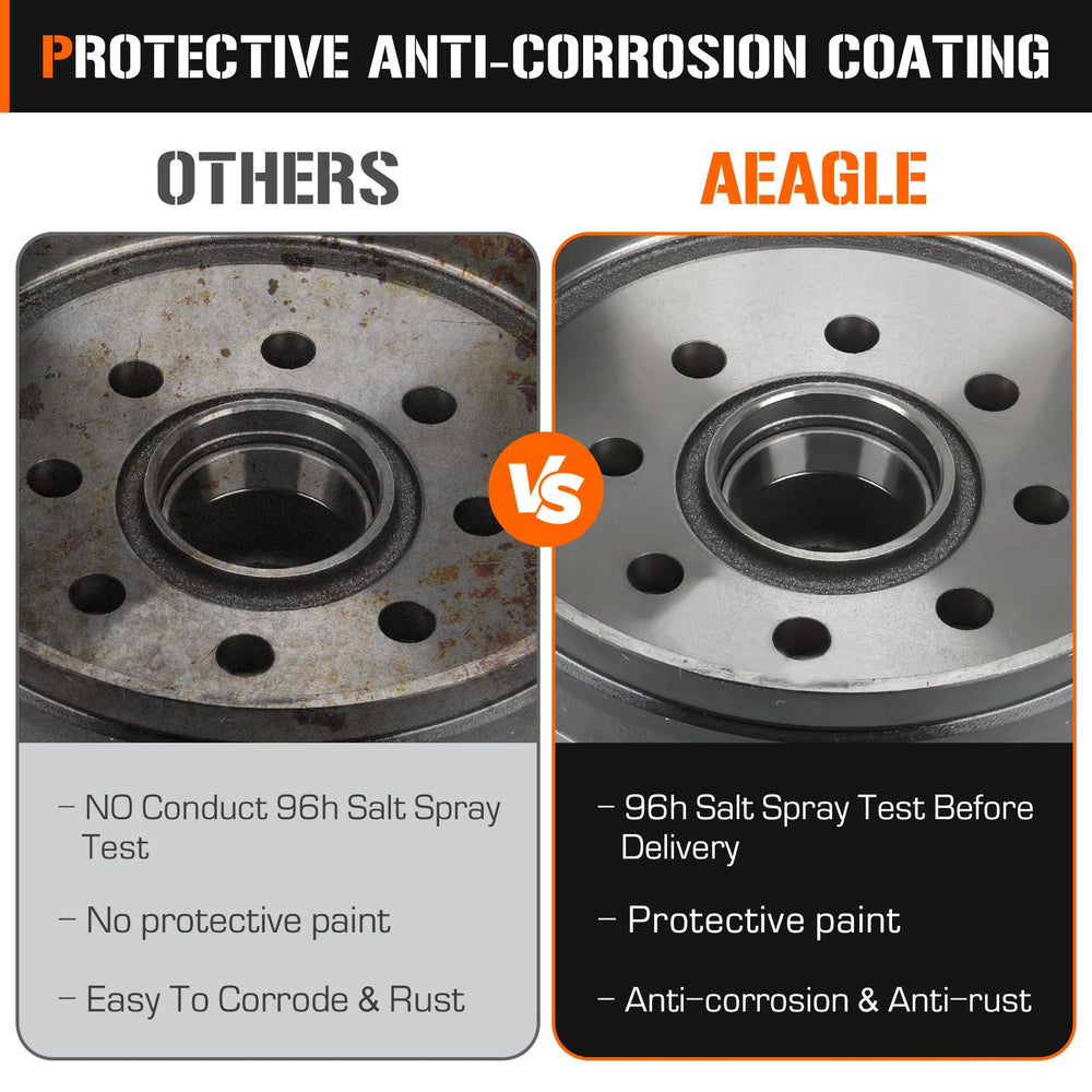 Aeagle bearings and grease seal detail, highlights correct 25580 and 14125A fitment