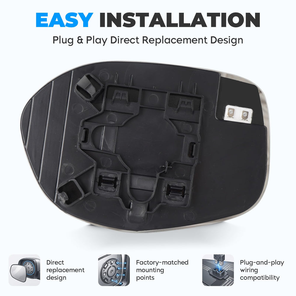 Aeagle close-up of heating element for faster defogging benefit