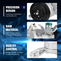 Aeagle pulley detail with 6-groove pulley for belt compatibility and reliability