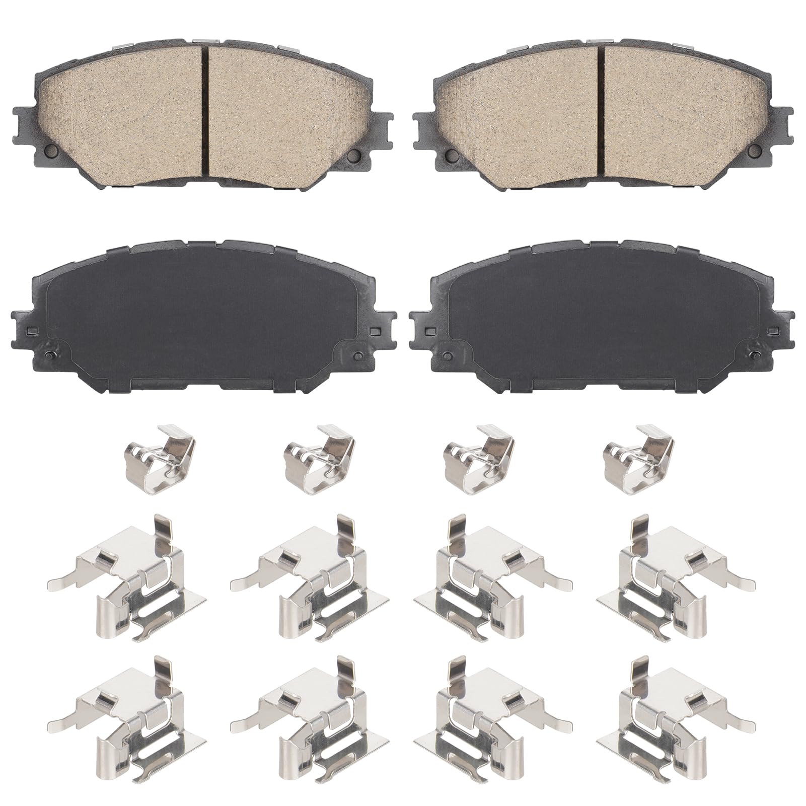 Aeagle front brake pads packaging showing model compatibility and benefit of correct fit