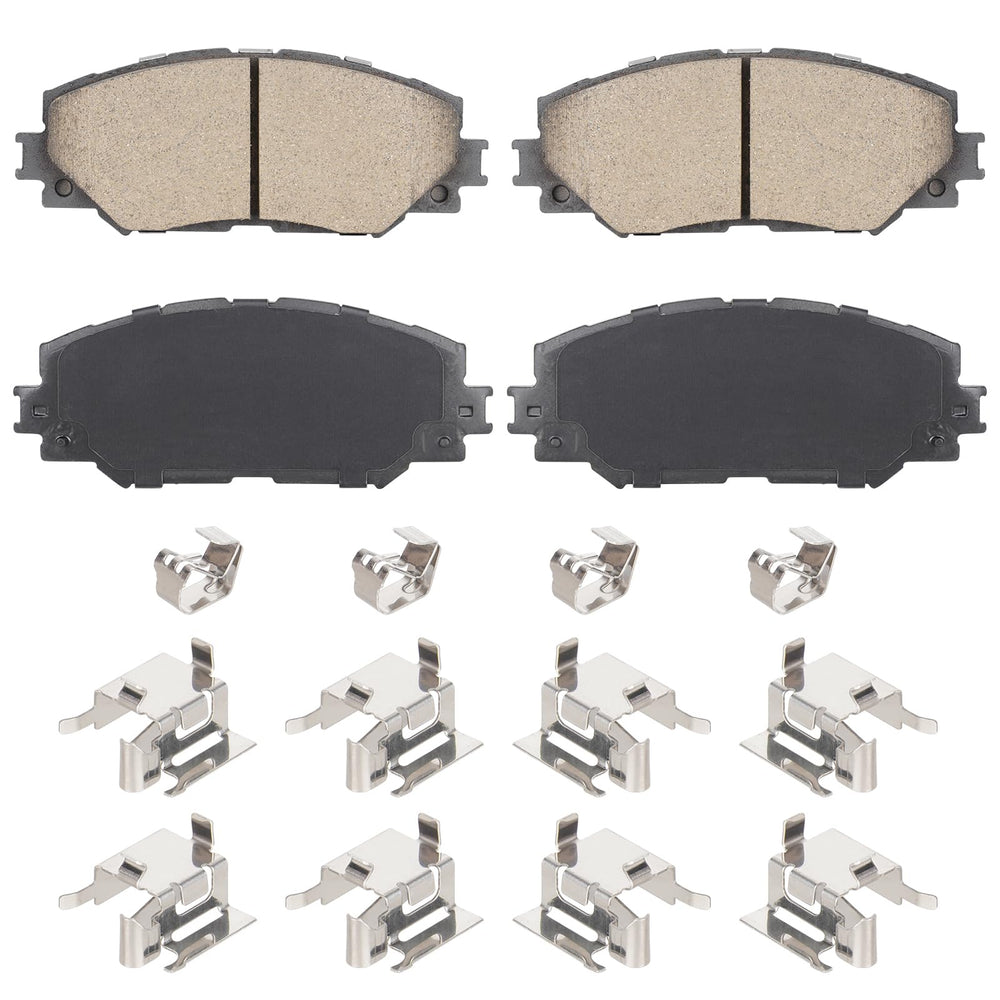 Aeagle front brake pads packaging showing model compatibility and benefit of correct fit