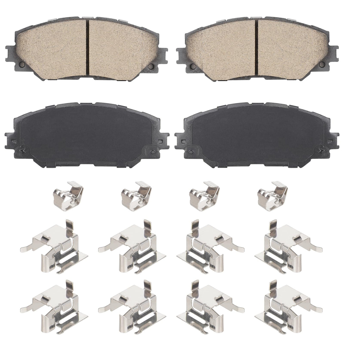 Aeagle front brake pads packaging showing model compatibility and benefit of correct fit