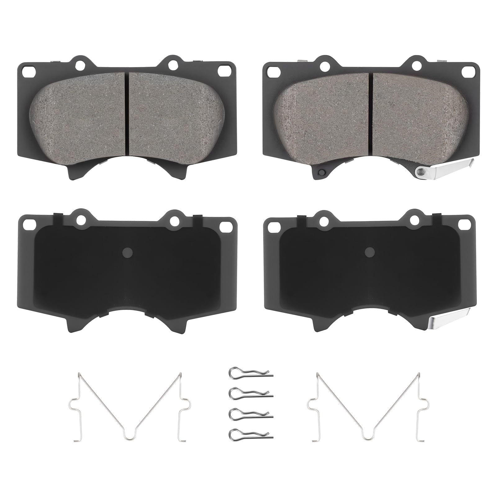 Aeagle front view showing pads fitted, highlights direct-fit reliability