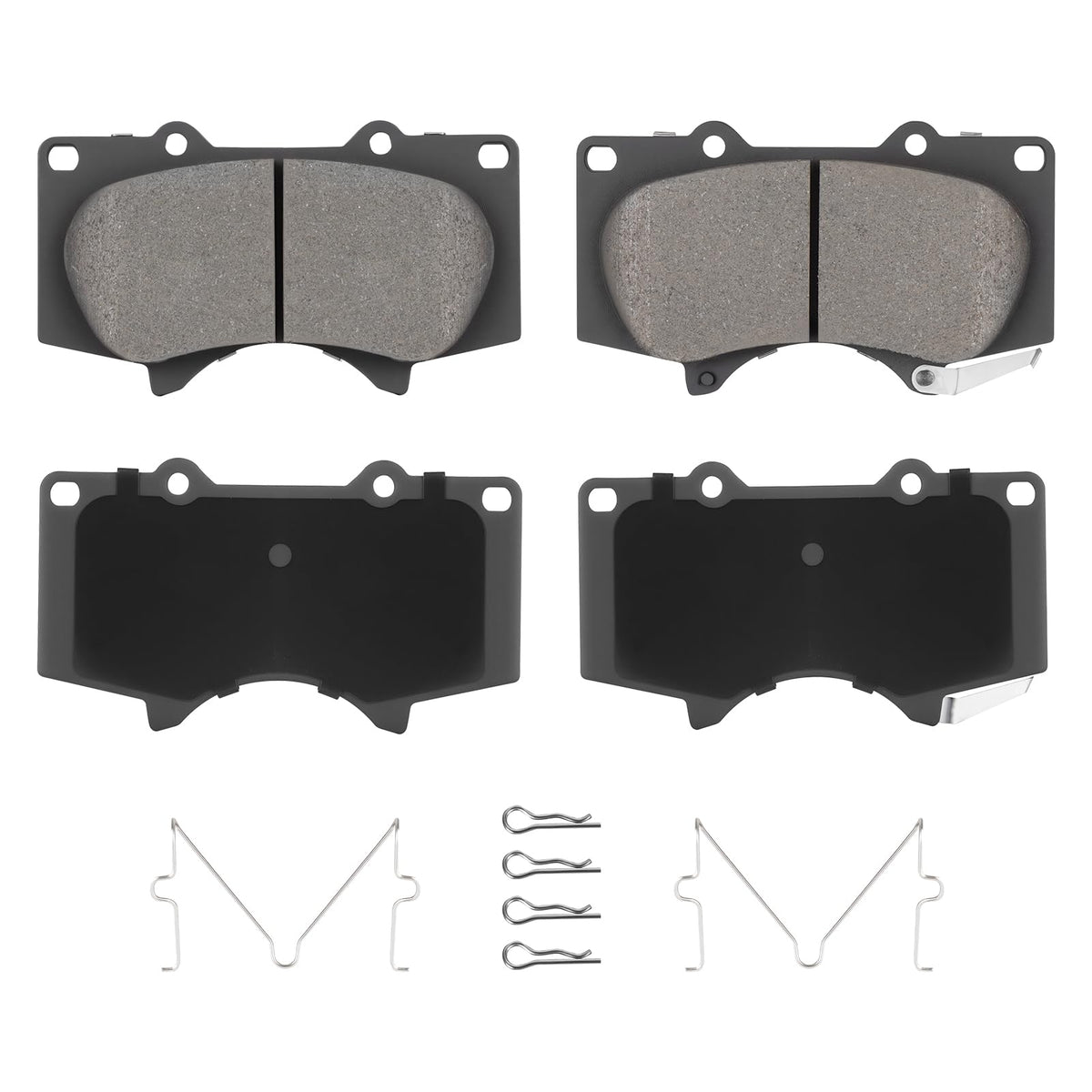 Aeagle front view showing pads fitted, highlights direct-fit reliability