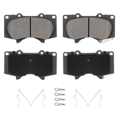 Aeagle front view showing pads fitted, highlights direct-fit reliability