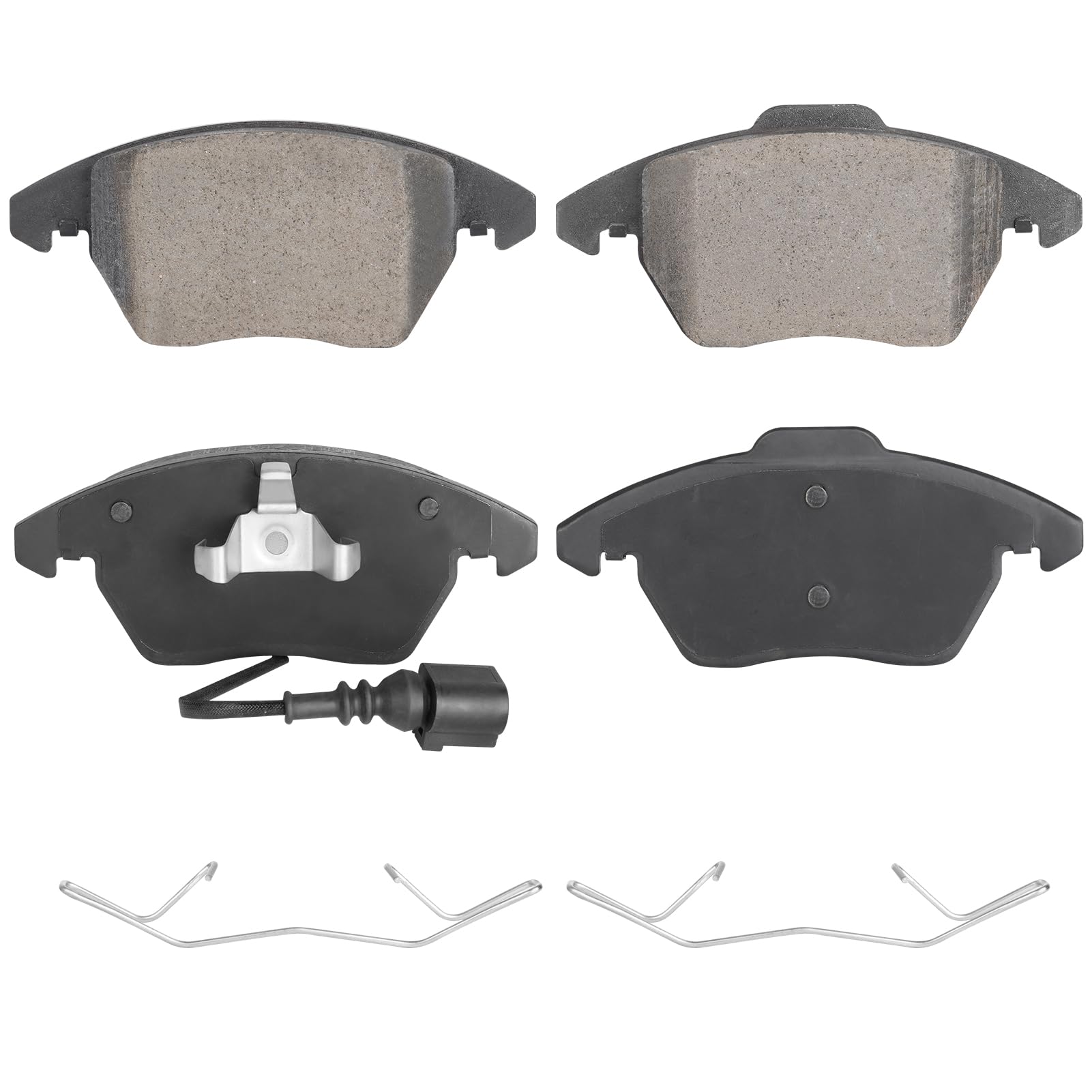 Aeagle front brake pads packaging showing complete 4PCS kit and model fitment