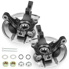 AEagle front knuckle assembly showing mounting points and hub for direct fit