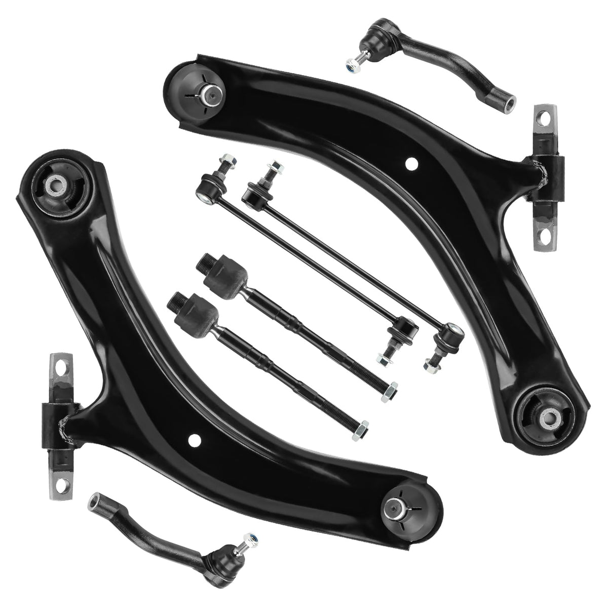 Aeagle front lower control arms front view showing sturdy construction and fitment