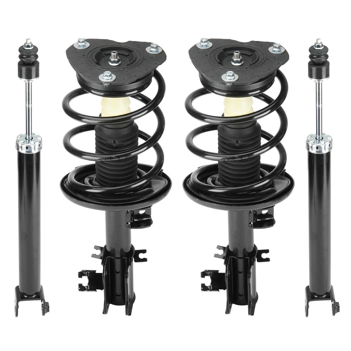 Aeagle front packaging showing full Altima strut kit and clear contents benefit