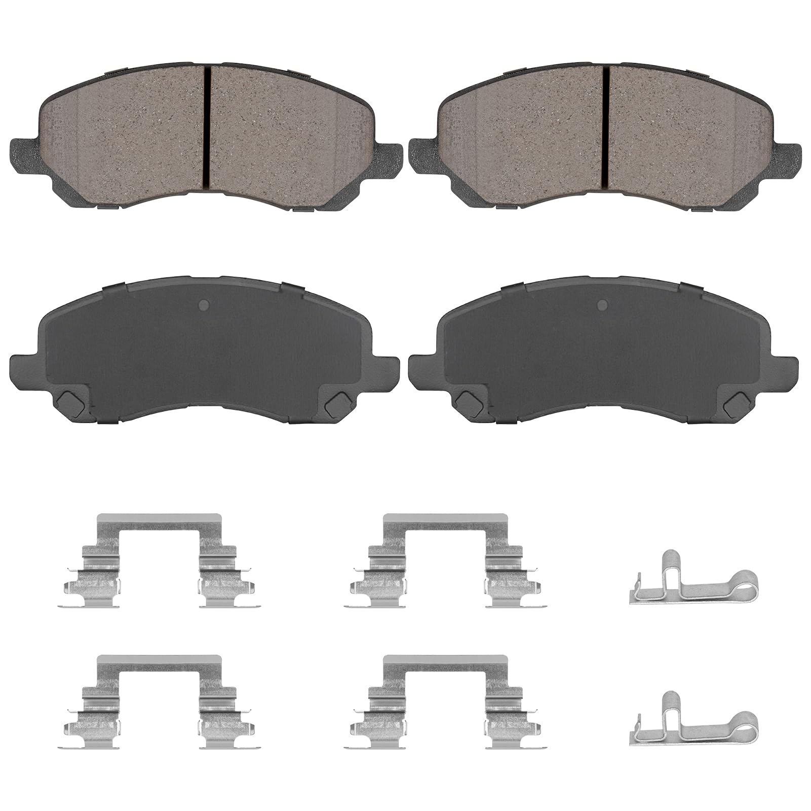 Aeagle front pad packaging showing four ceramic pads and benefits