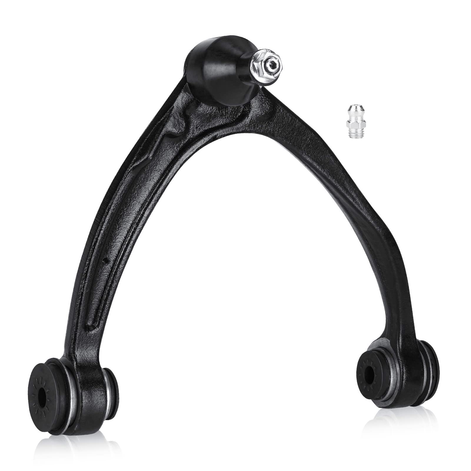Aeagle front upper control arm front view showing full assembly and fit benefit