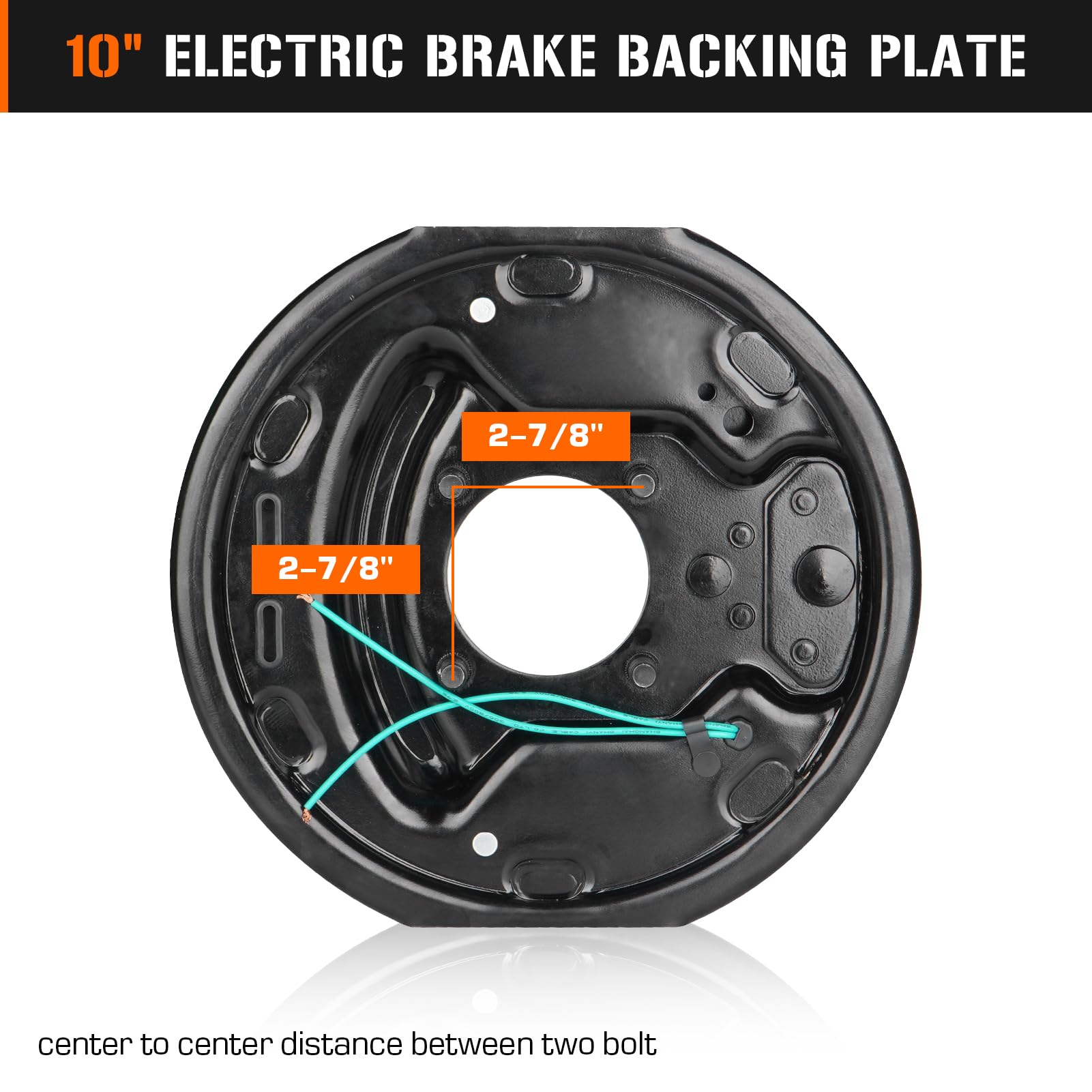 Aeagle hardware pack with springs and nuts included to simplify complete brake replacement