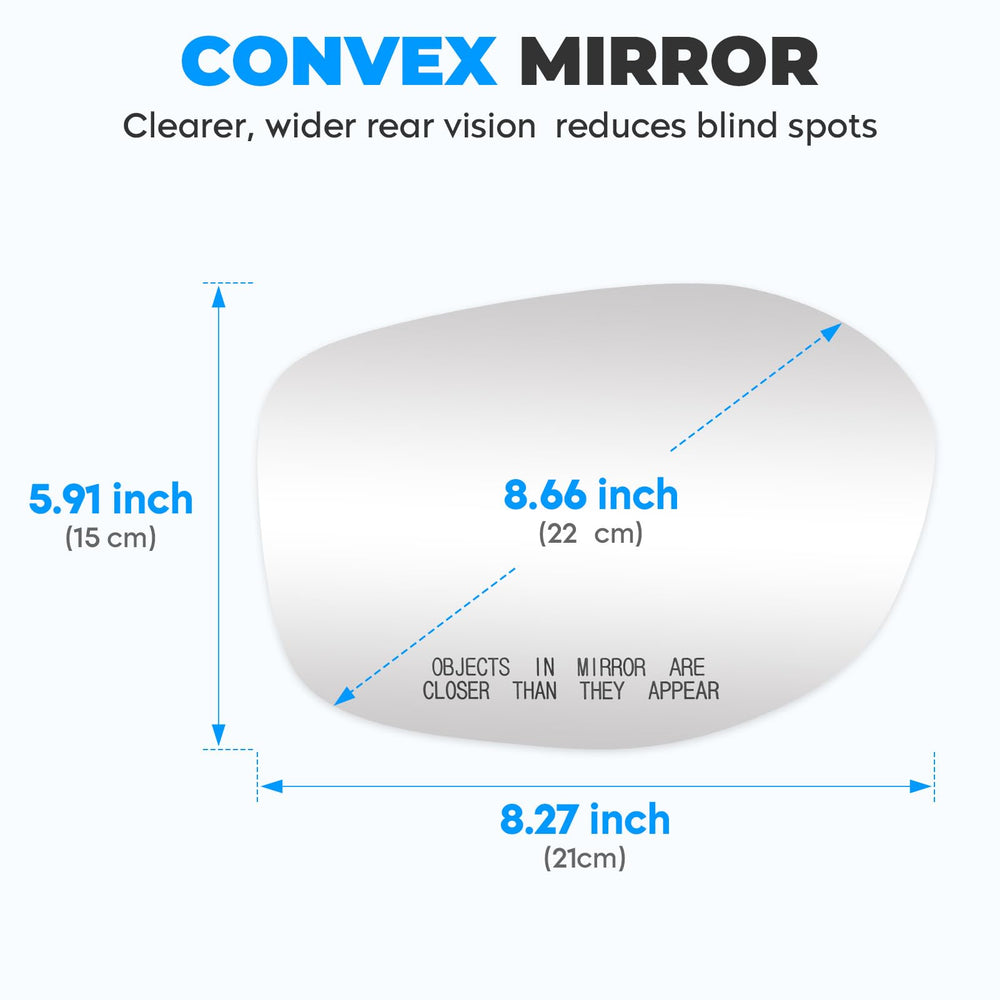 Aeagle mirror installed on Odyssey passenger side for improved visibility