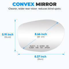 Aeagle mirror installed on Odyssey passenger side for improved visibility