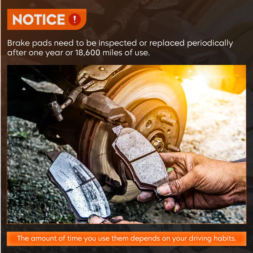 Aeagle brake pads installed on rotor showing stable performance in use