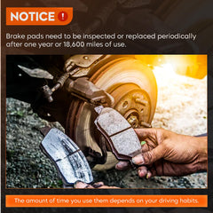 Aeagle brake pads installed on rotor showing stable performance in use