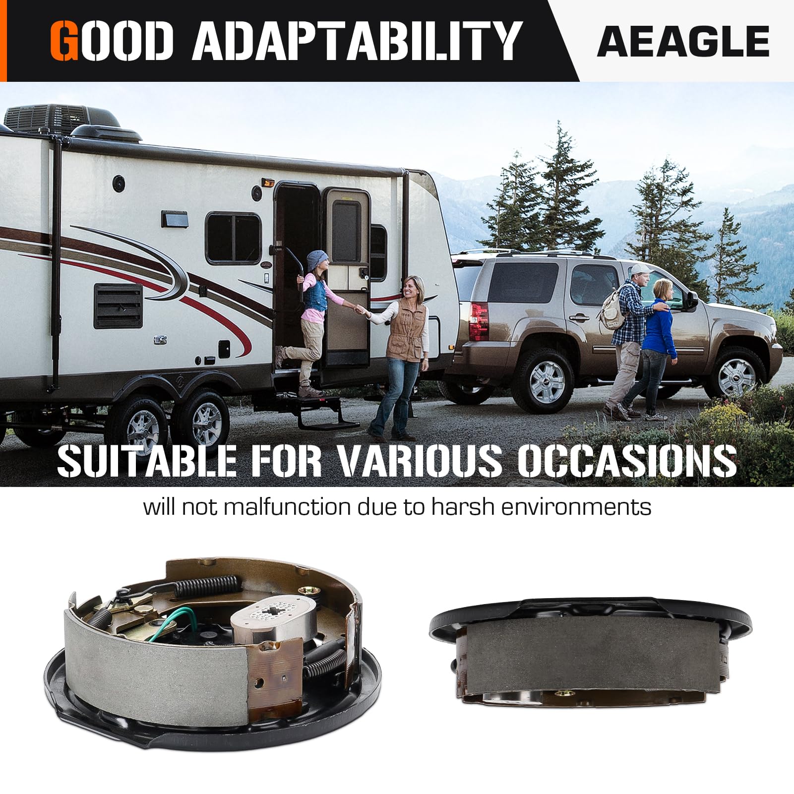 Aeagle product box with warranty label and testing mark for buyer confidence