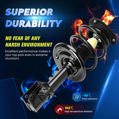 Aeagle rear shock absorber detail showing piston and coating for corrosion resistance