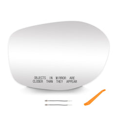 Aeagle right-side front mirror showing fit and clear reflective benefit