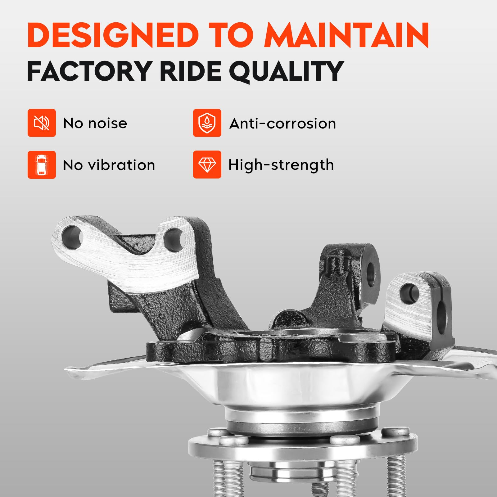 AEagle side profile installed on suspension demonstrating correct vehicle fit