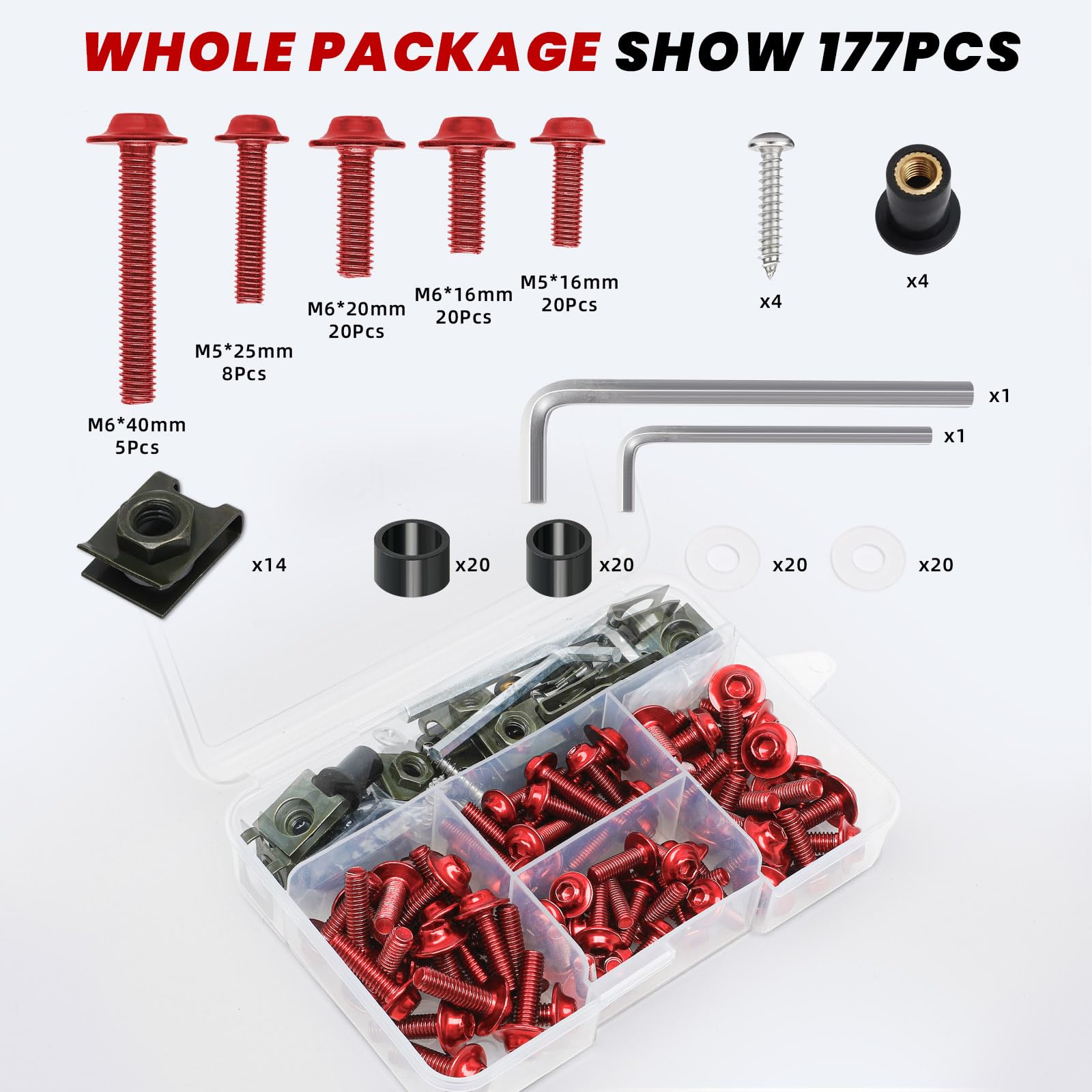 AEEAST organized hardware grouped by type for fast part identification and repair speed