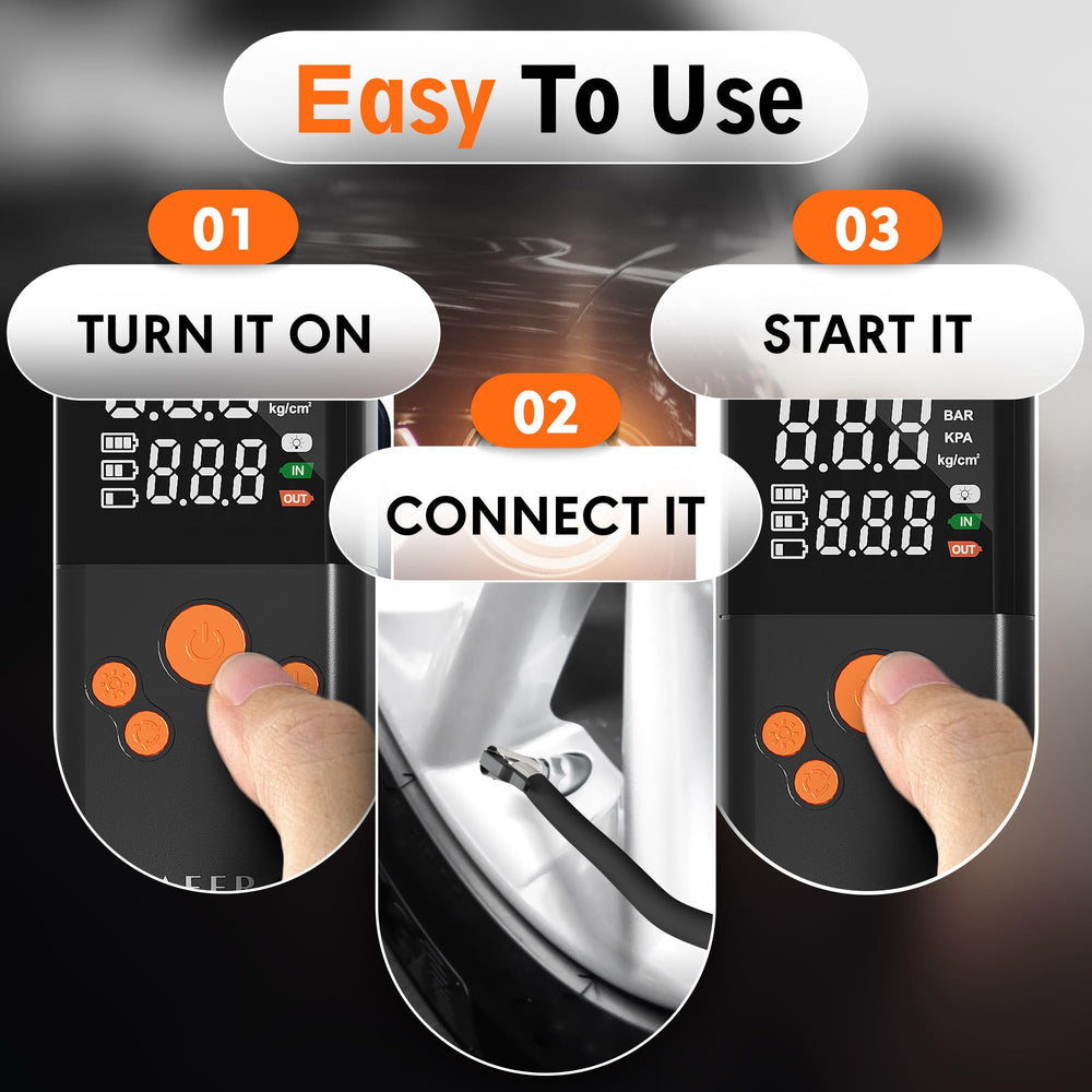 AEER LED light modes on device for bright emergency illumination and nighttime safety