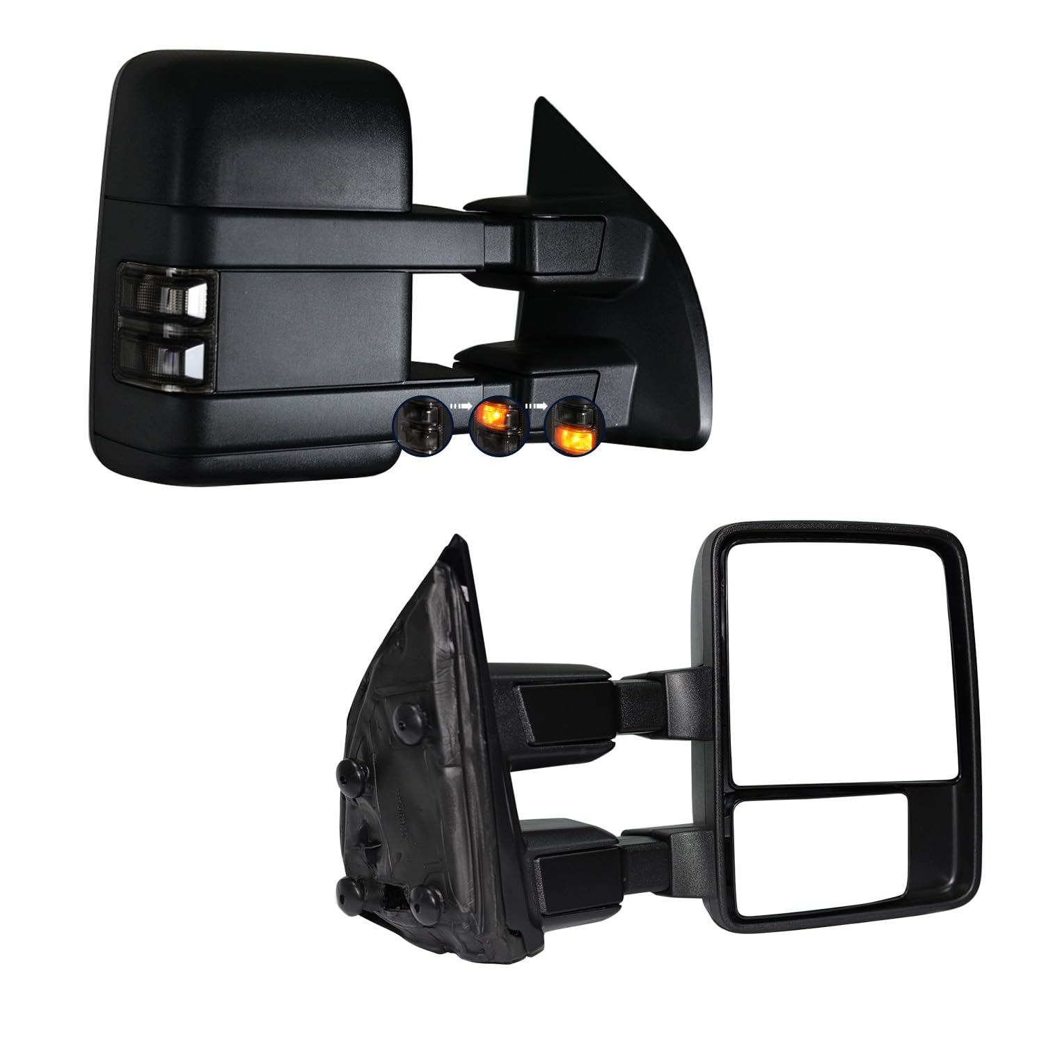 AERDM front view pair showing full coverage and improved towing sight