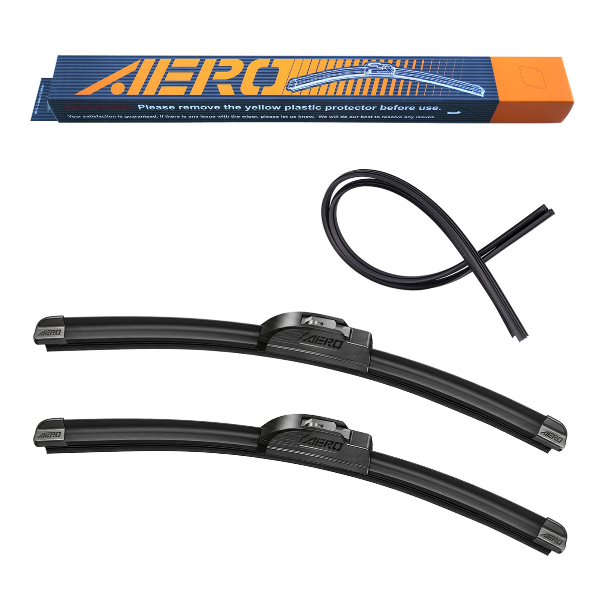 AERO Voyager front packaging showing blades and refills for easy selection