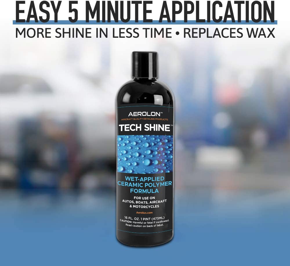 Aerolon Tech Shine finished car in driveway showing durable showroom-quality shine