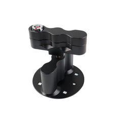 AFEISOL front view of RX-LOX-PM mount showing lock and base, security benefit