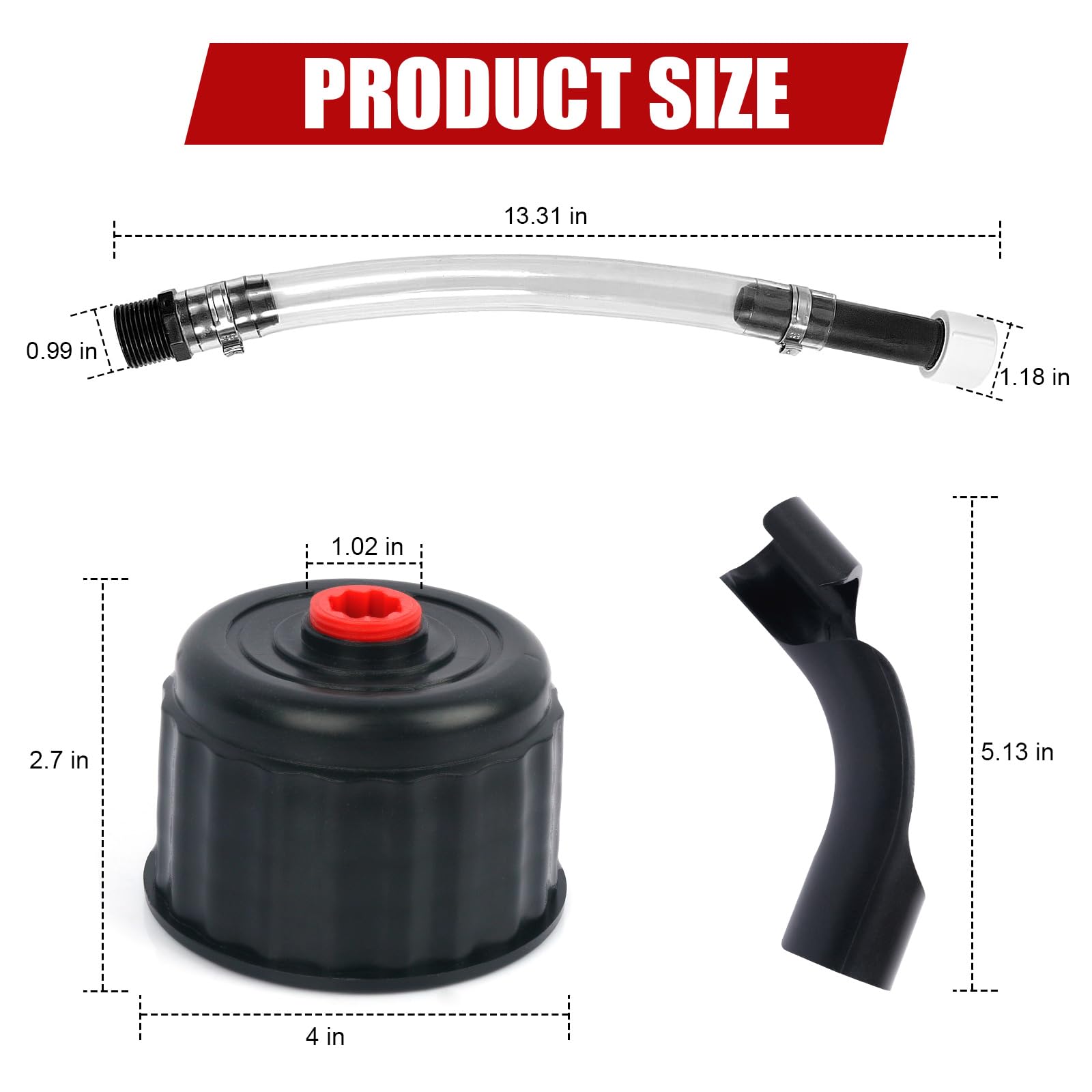 AFZZ cap close-up showing threaded detail for tight leak prevention