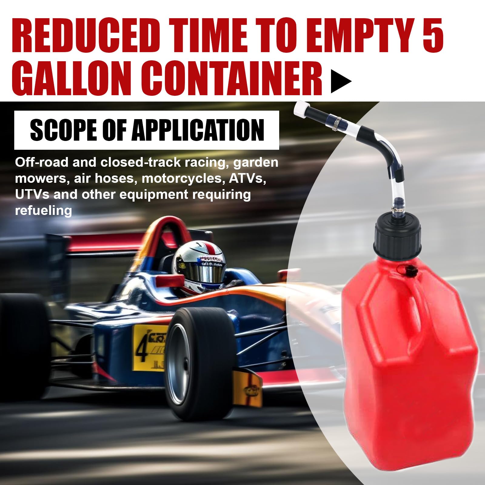 AFZZ pit crew using kit to refuel quickly and safely benefit