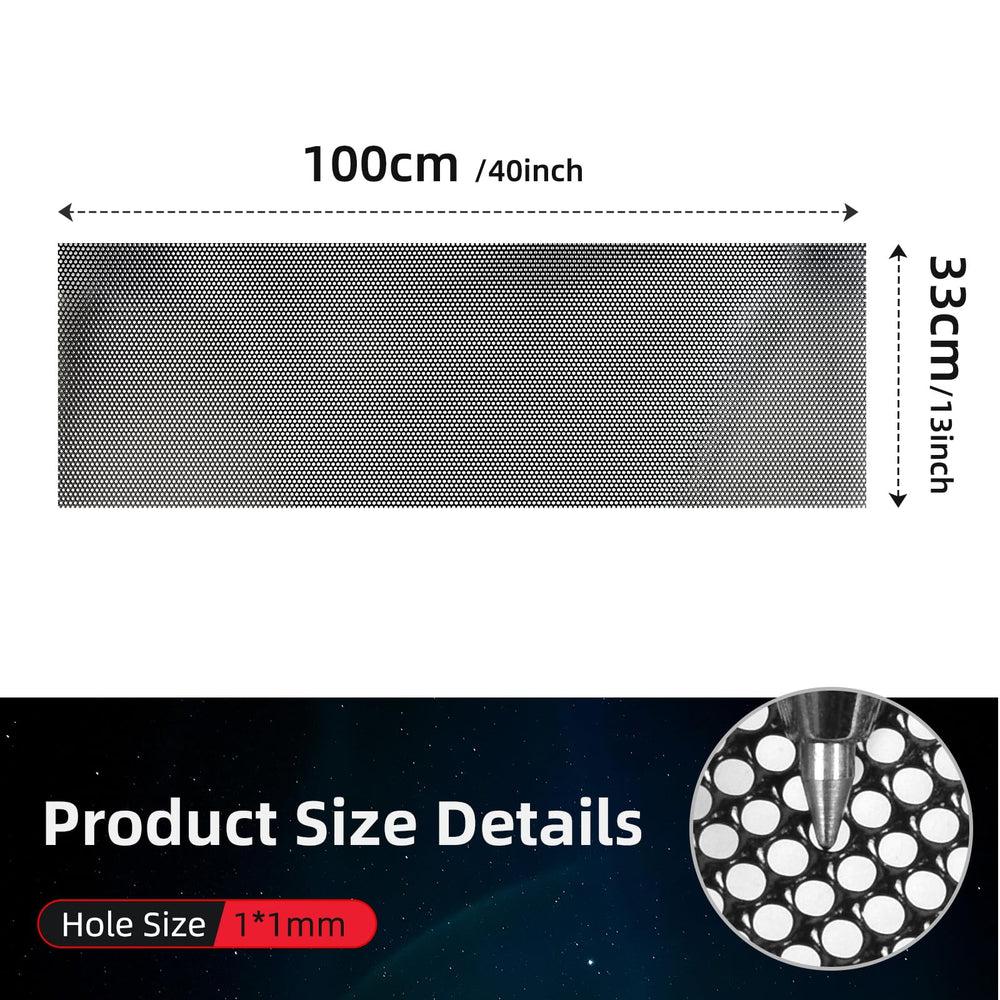 AggAuto flat panel top-down showing full 40 by 13 inch sheet for custom cuts