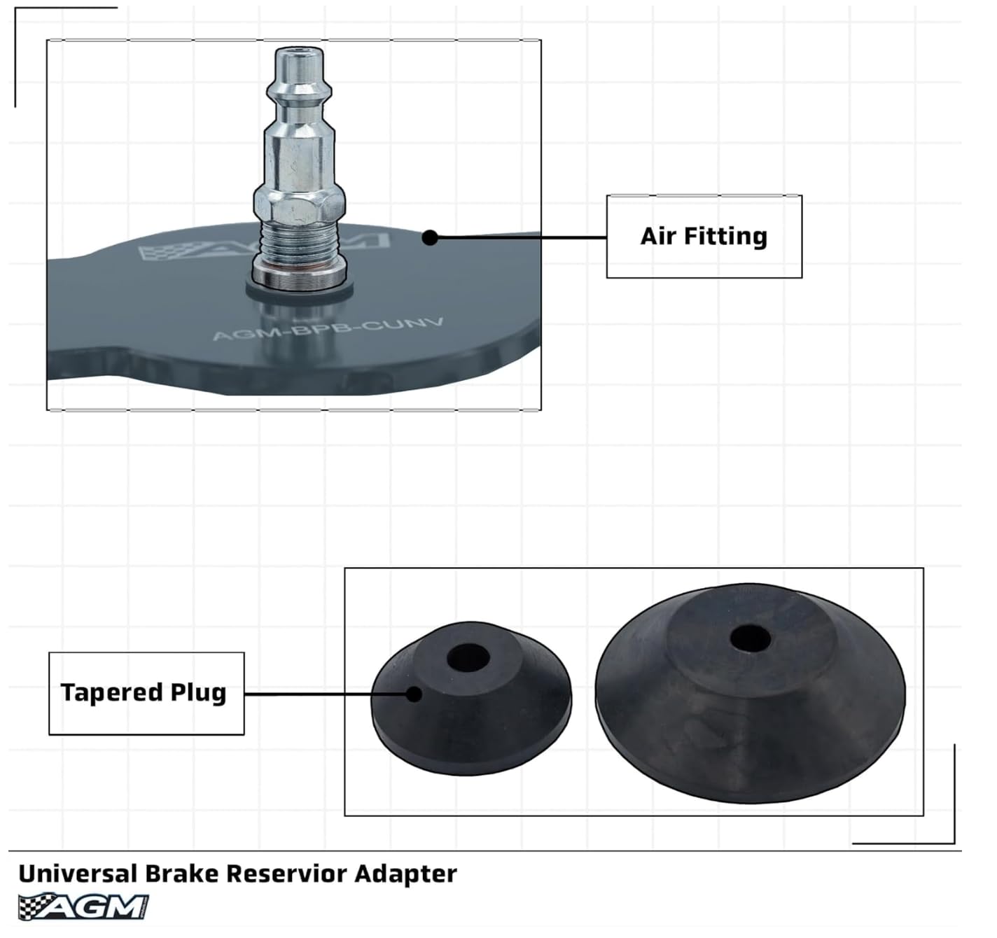 AGM airflow ball valve and hose connection showing precise flow control benefit