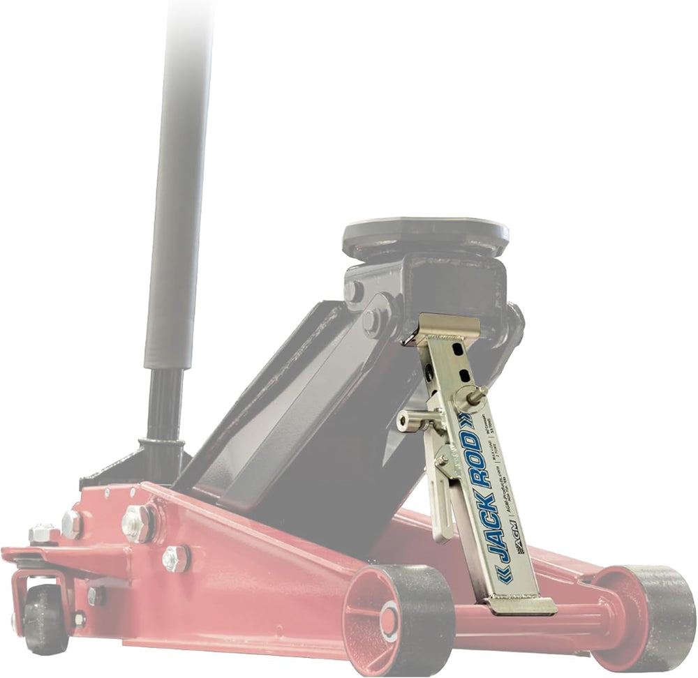 AGM-Products.com front view of jack rod support bar showing compact form and portability