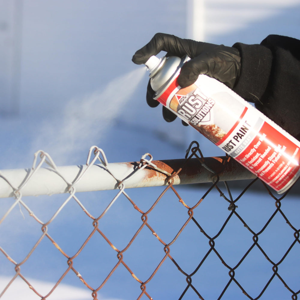 AGS RUST SOLUTIONS on marine hardware showing salt exposure resistance and durable protection