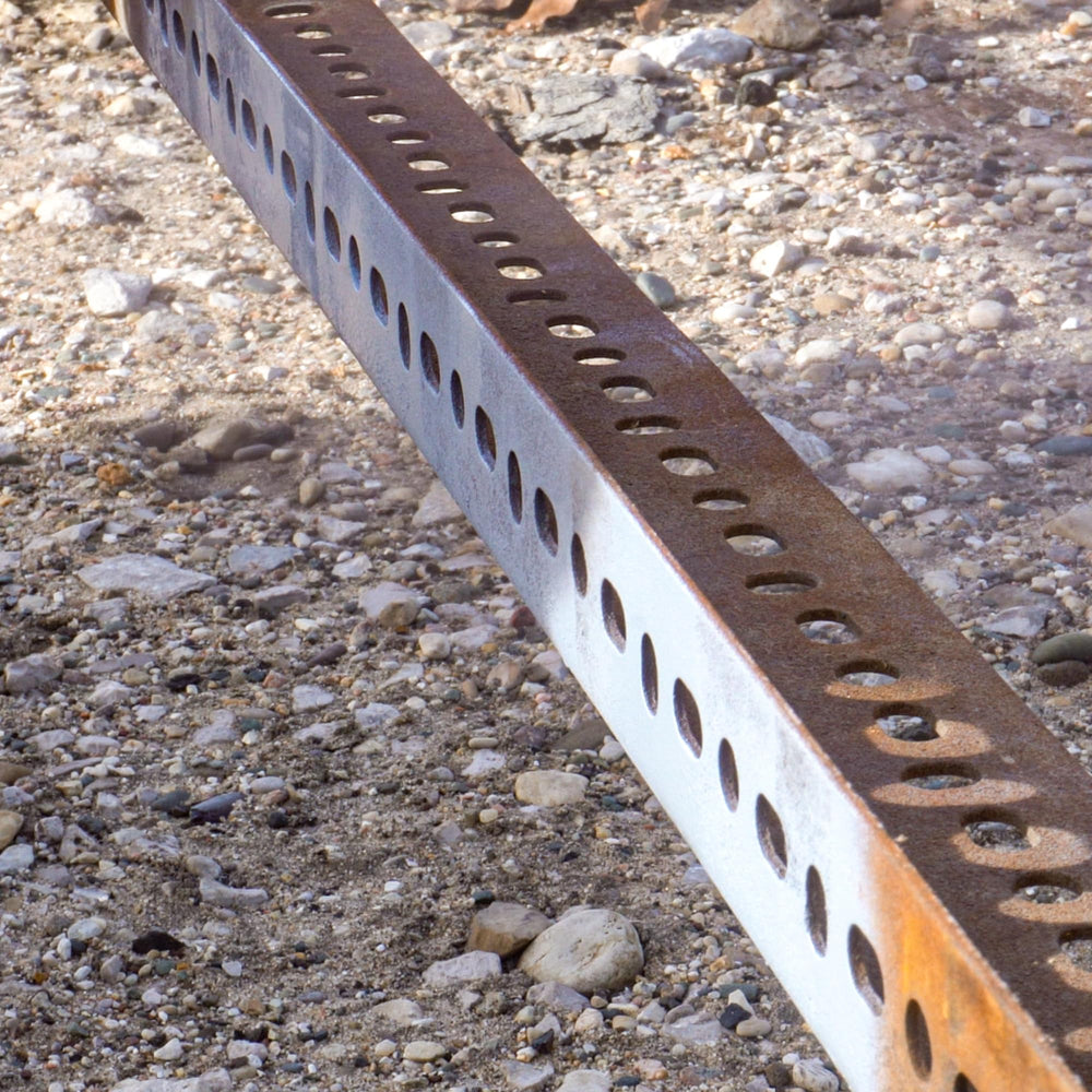 AGS RUST SOLUTIONS 14oz can beside a ruler showing compact size and convenient portability