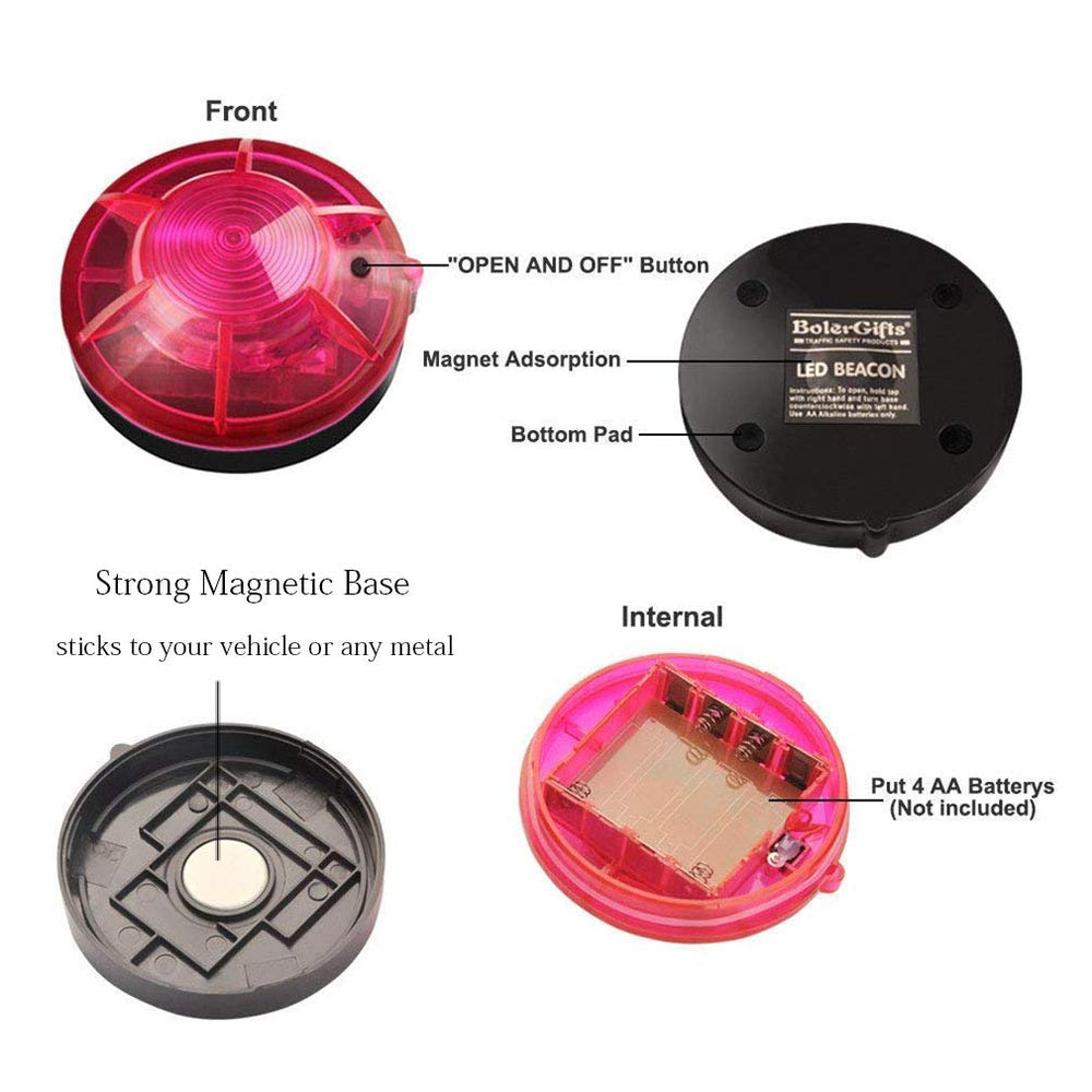 AHOUFHER open battery compartment illustrating easy AA battery replacement