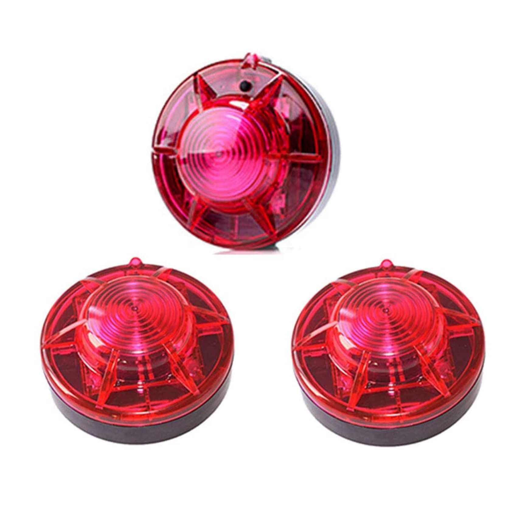 AHOUFHER front view showing three red flares and packaging for quick identification and storage