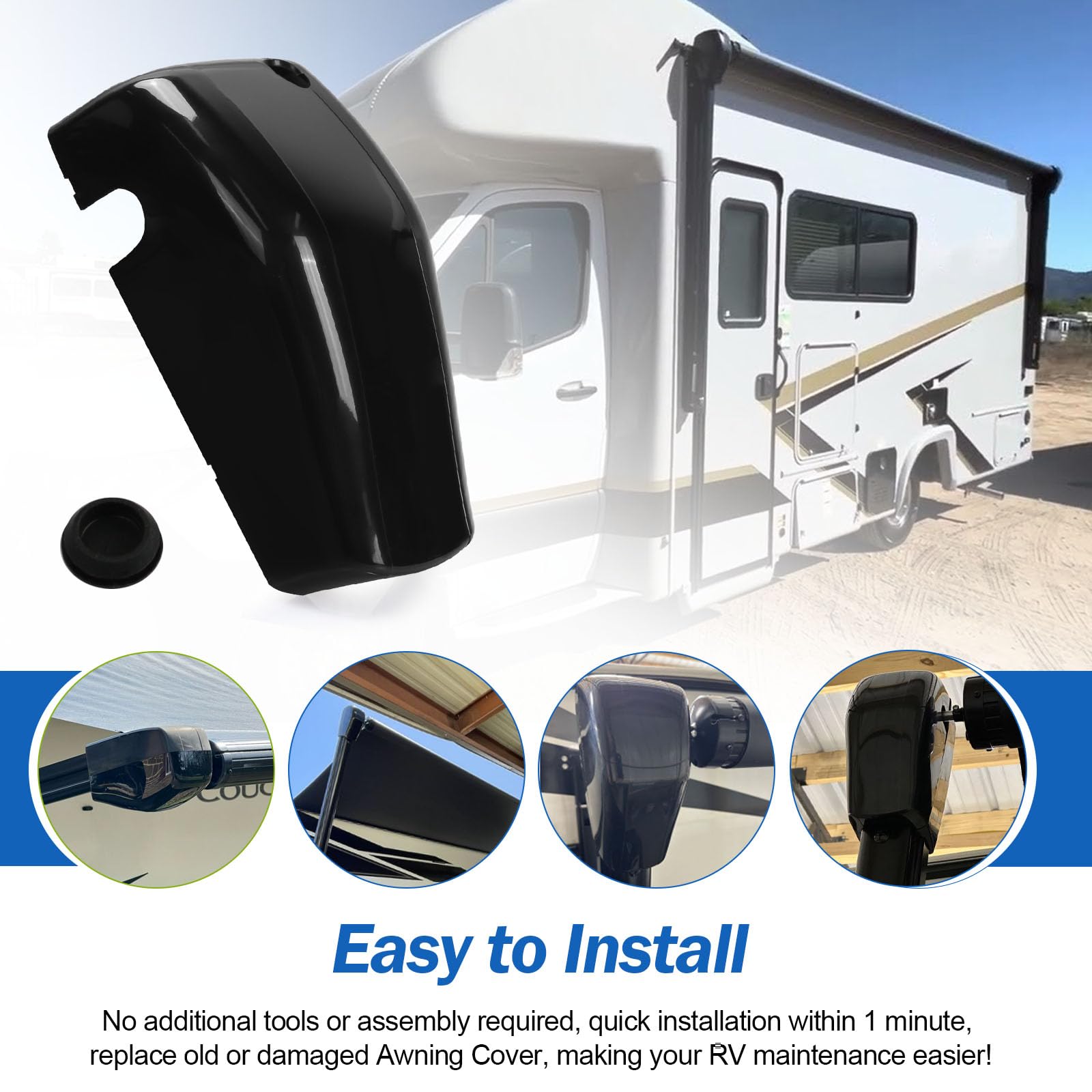 Ahuliao on RV exterior showing aesthetic match and outdoor protection