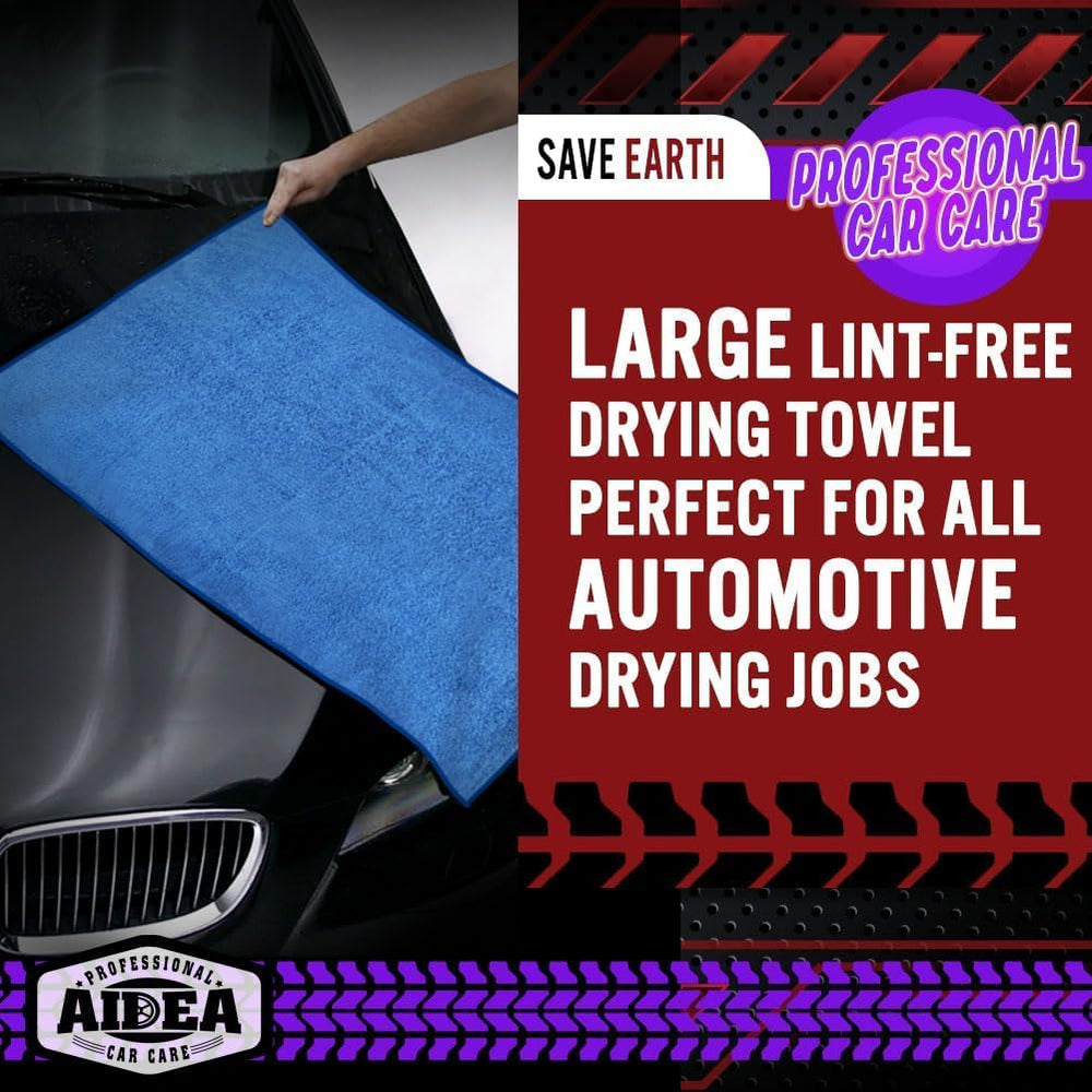 AIDEA towel wiping dashboard gently, safe for interior surfaces