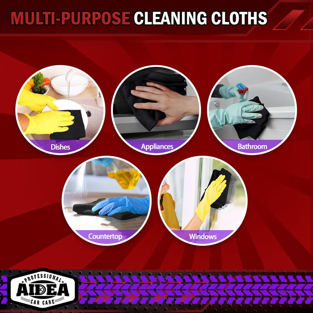 AIDEA freshly washed towel laid flat demonstrating easy care benefit