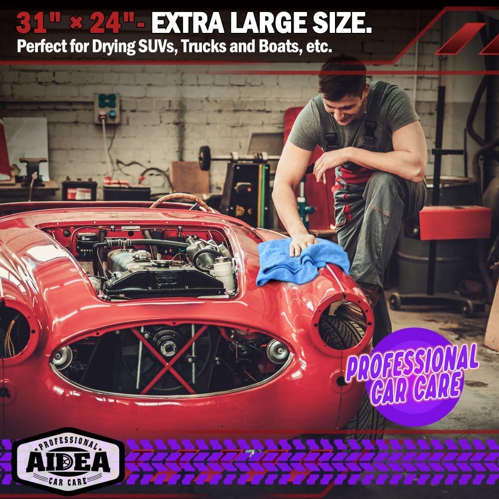 AIDEA soft hem detail protecting paint edges while drying surfaces