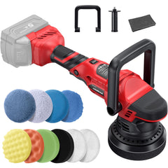 AIDERAR front view of polisher showing ergonomic grip and compact head for better control